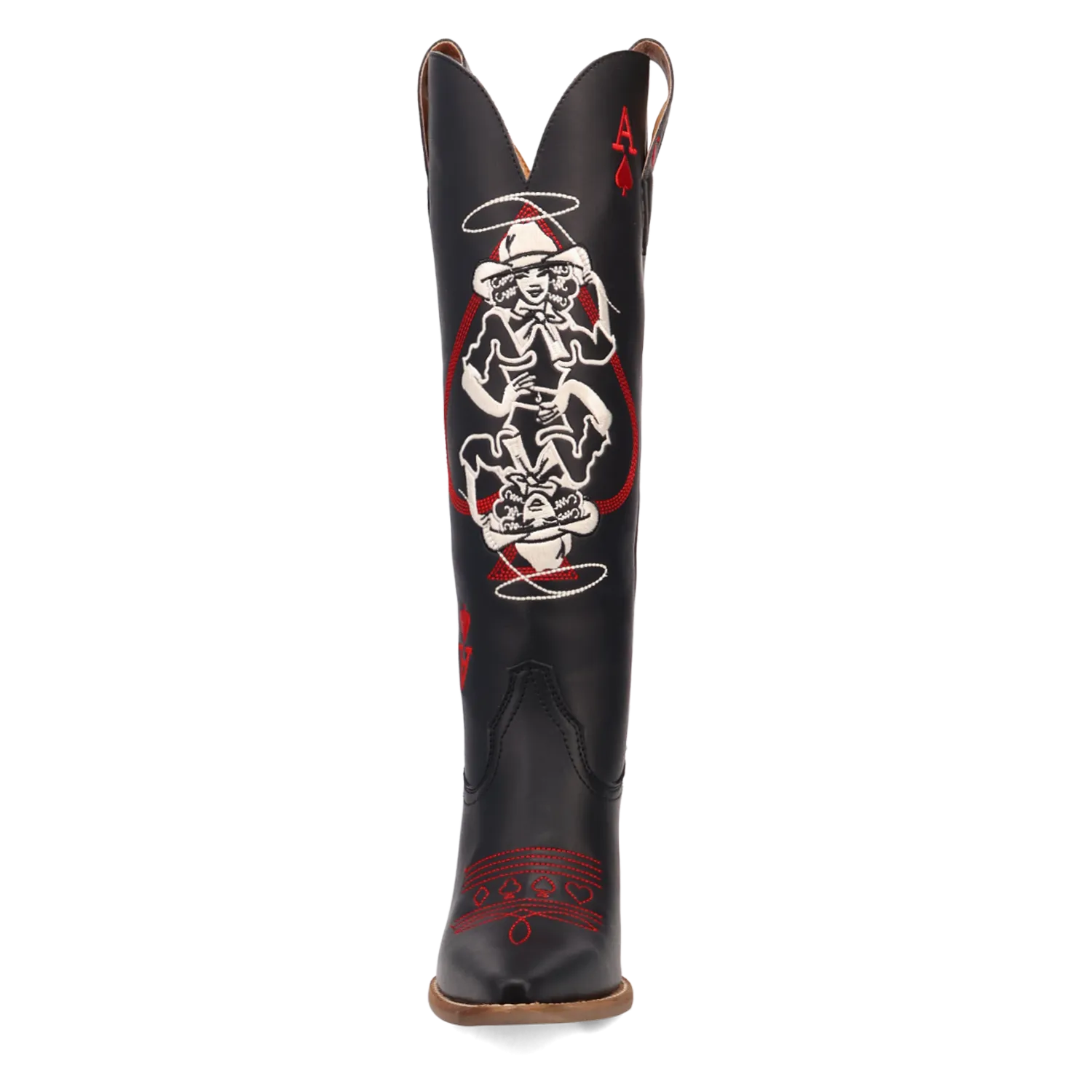 Ace of Spades Leather Boot
