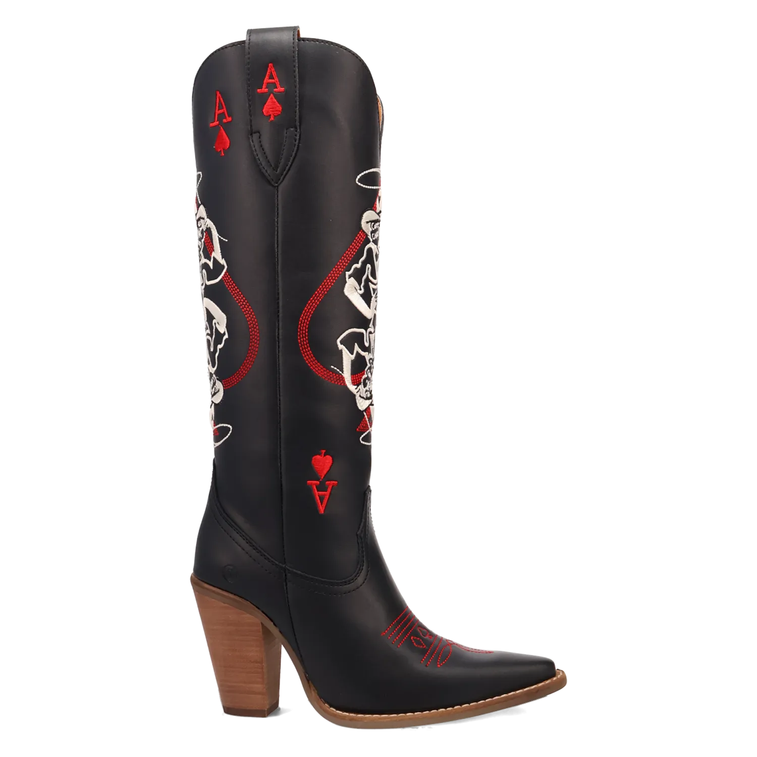 Ace of Spades Leather Boot