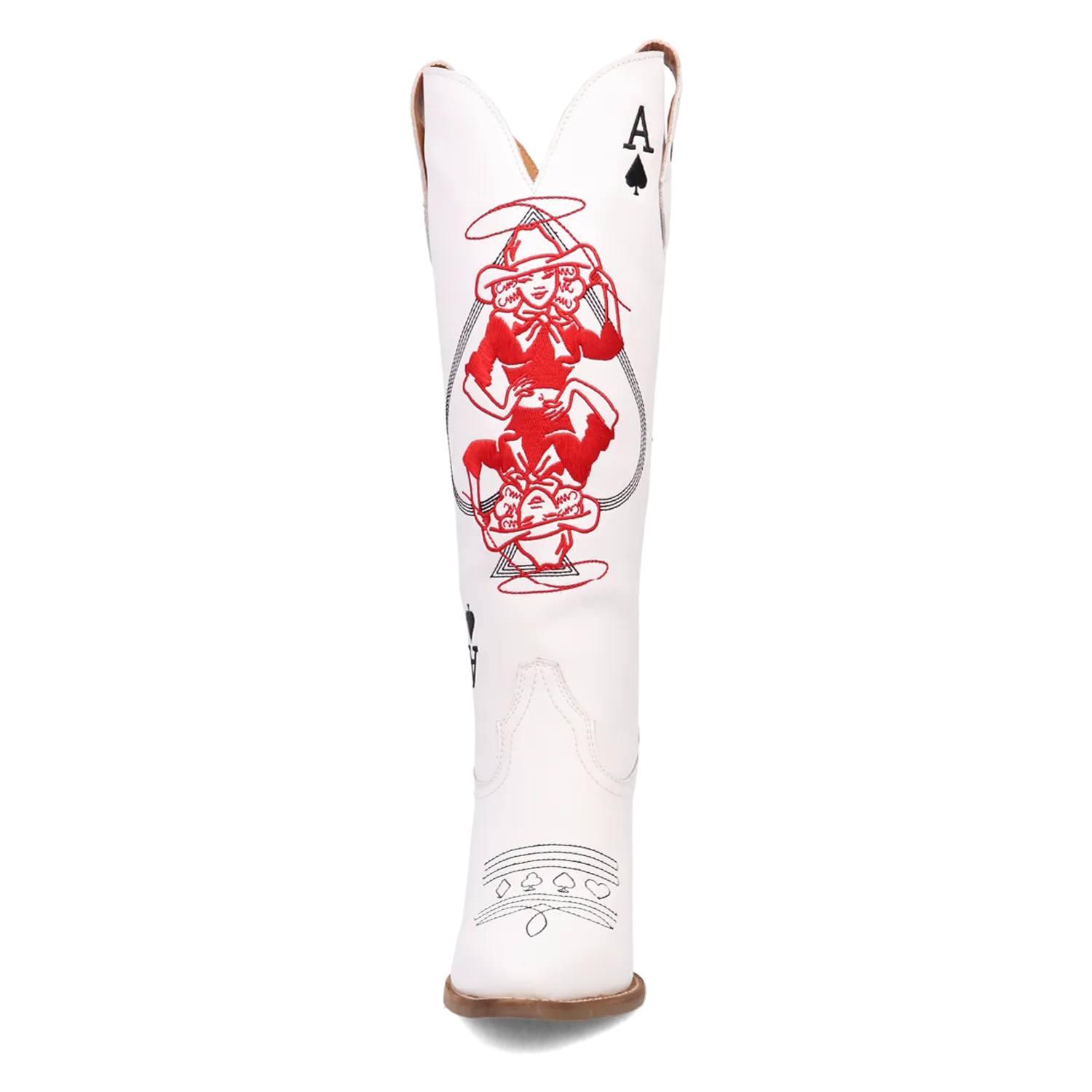 Ace of Spades Leather Boot