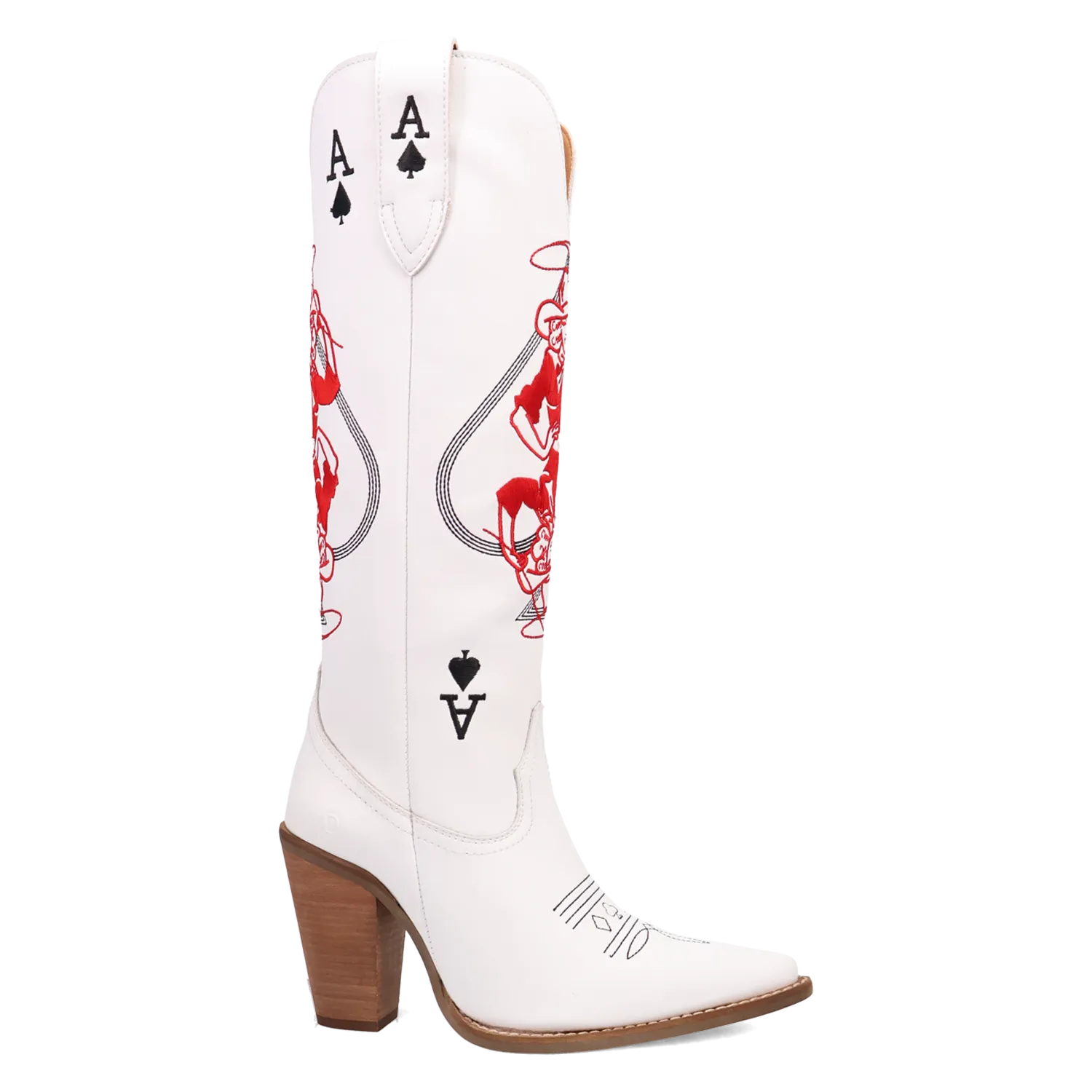 Ace of Spades Leather Boot
