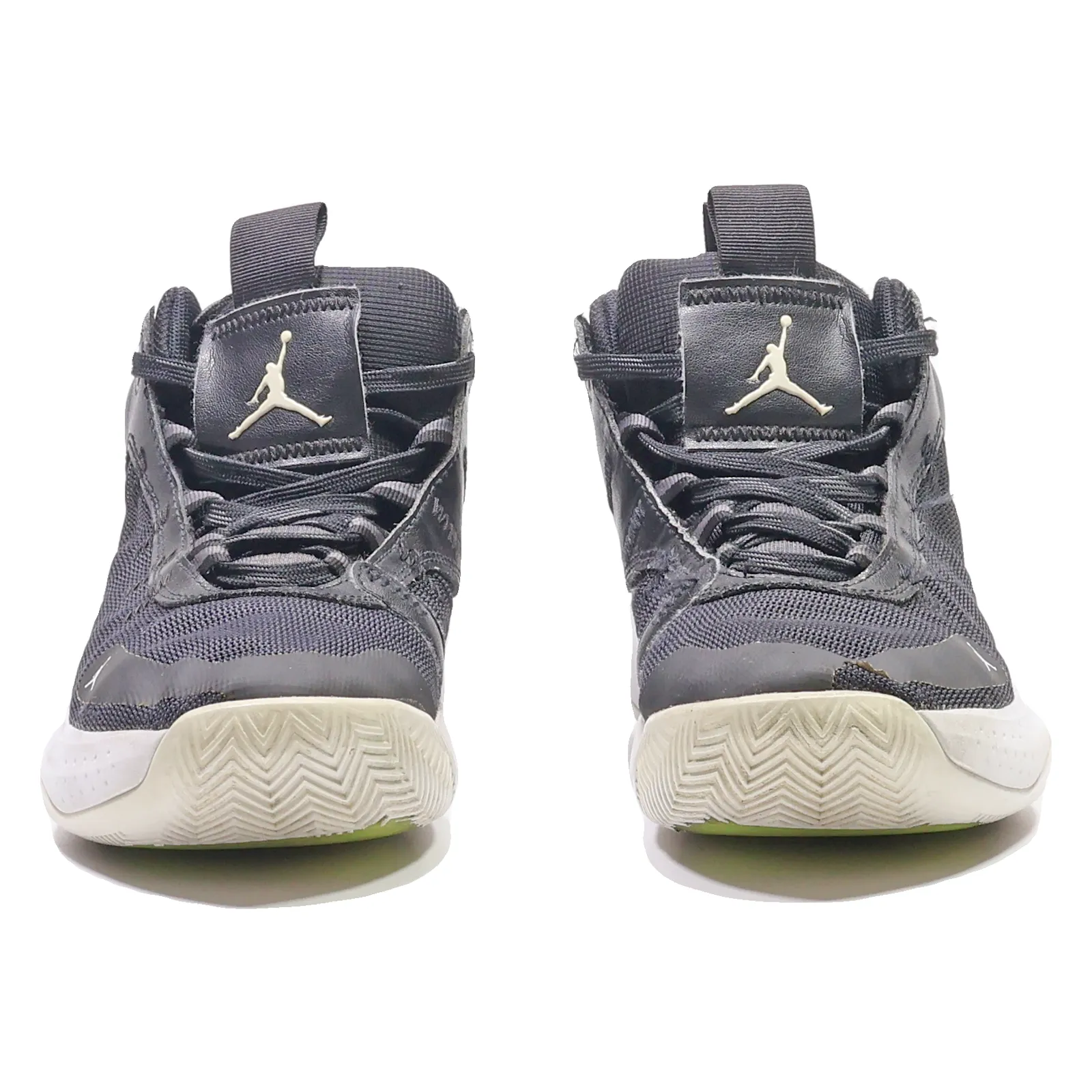 AIR JORDAN Sneaker Trainers Black Synthetic Mens UK 7.5