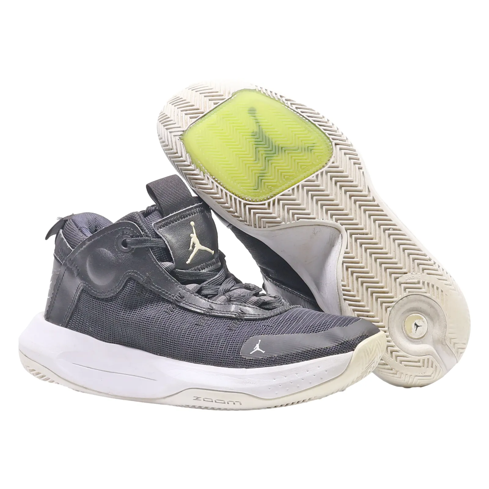AIR JORDAN Sneaker Trainers Black Synthetic Mens UK 7.5