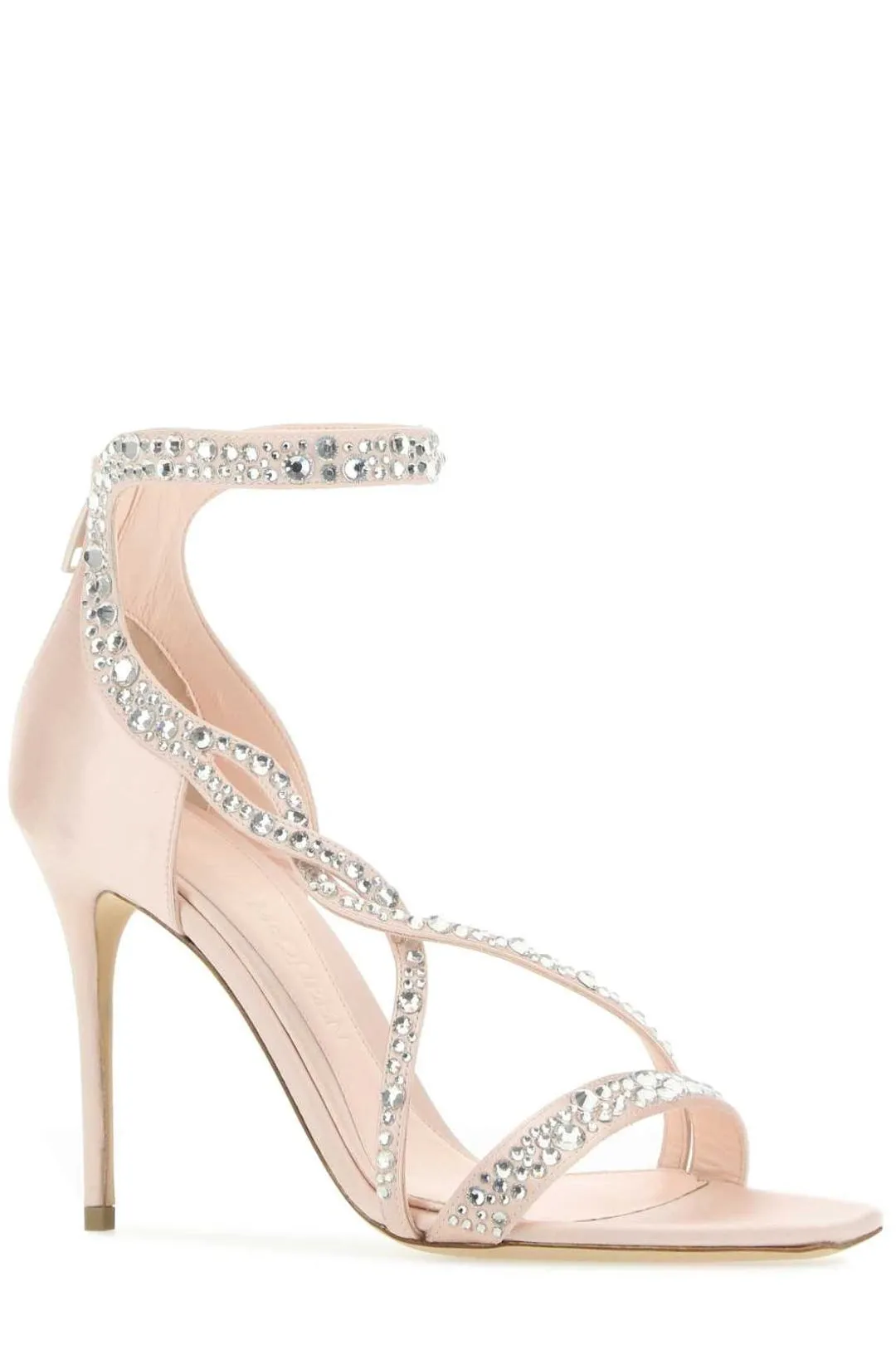 Alexander McQueen Embellished Ankle Strap Sandals