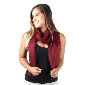 Alpaca Scarf - Sapphire Red