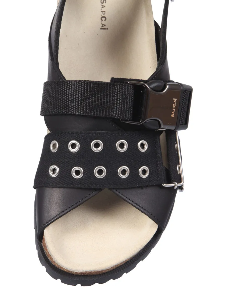 A.P.C. X Sacai Jules Sandals
