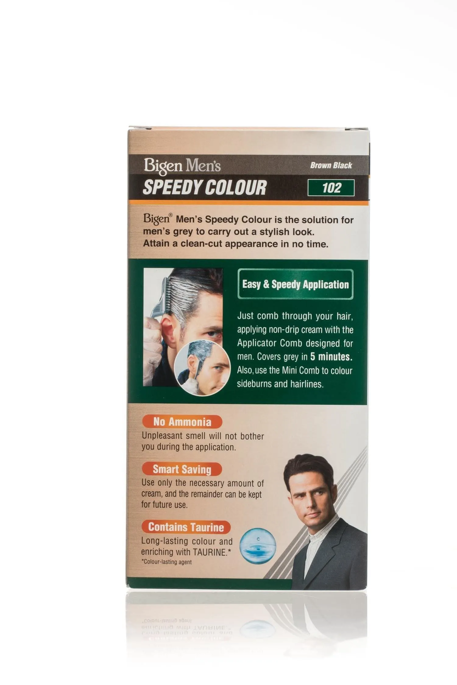 Bigen Men’s Speedy Colour - 102 - Brown Black
