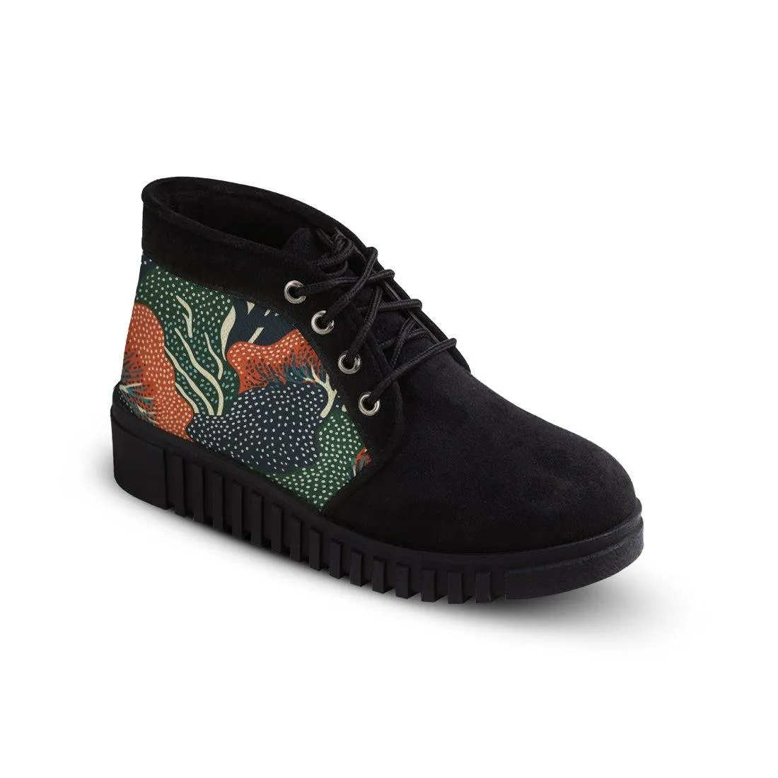 Black Bootie Coral Garden