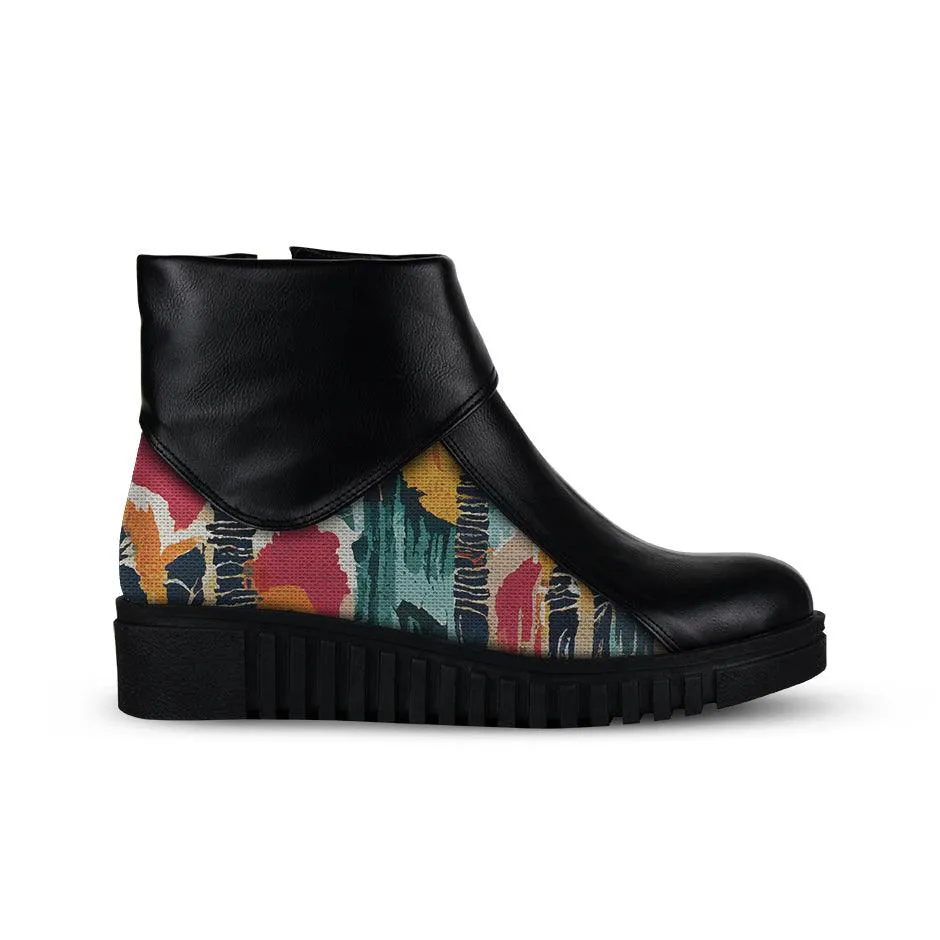 Block Boots mixed colors