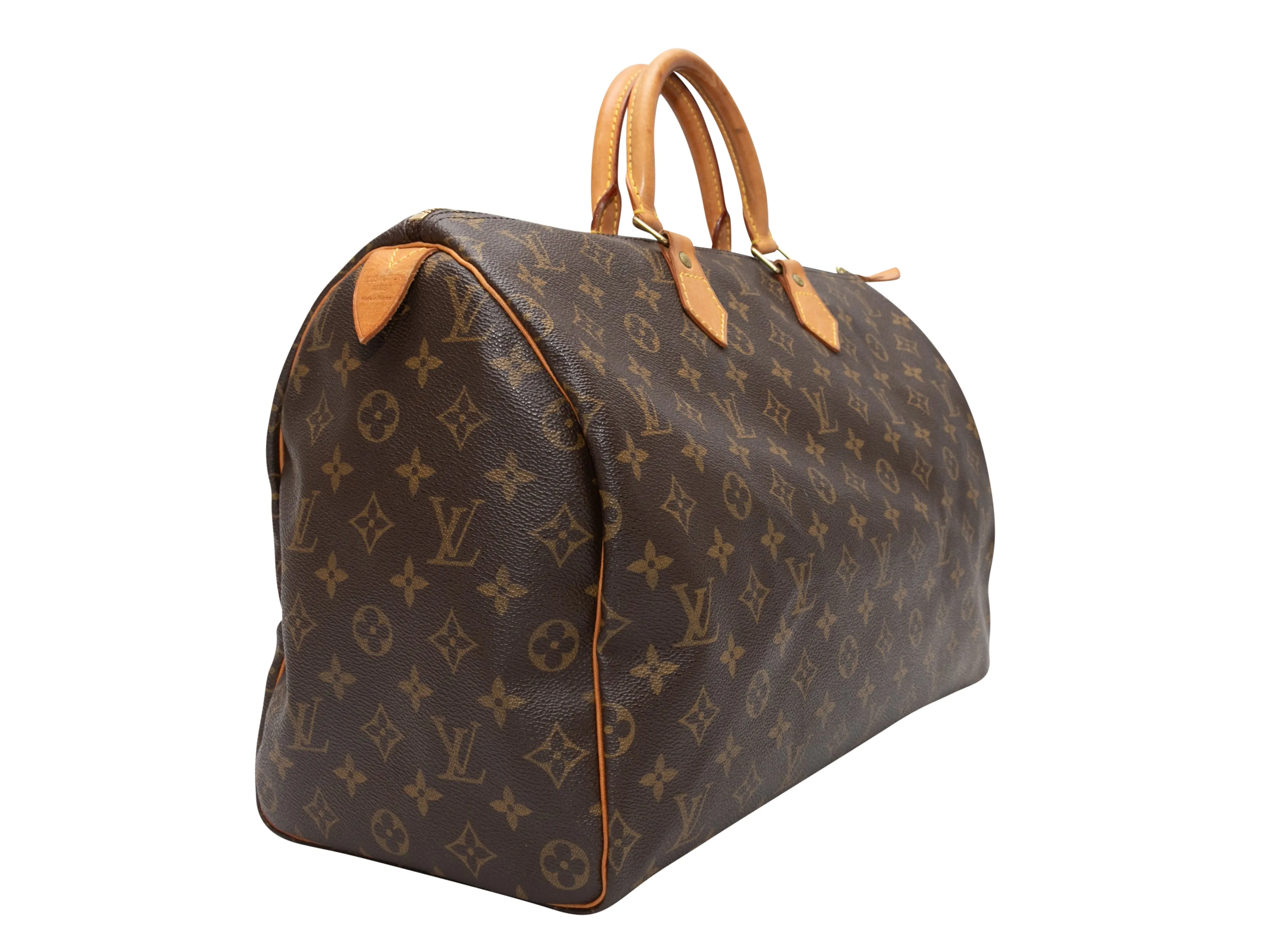 Brown Louis Vuitton Monogram Speedy 30