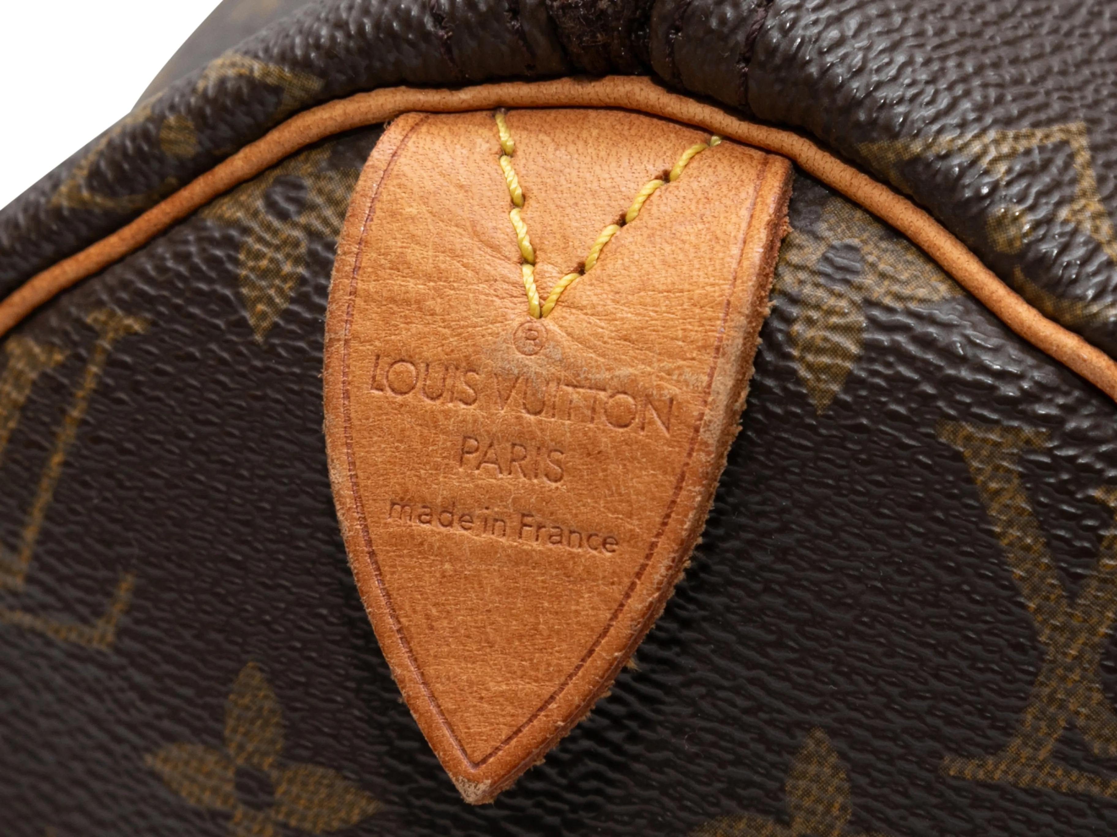 Brown Louis Vuitton Monogram Speedy 30