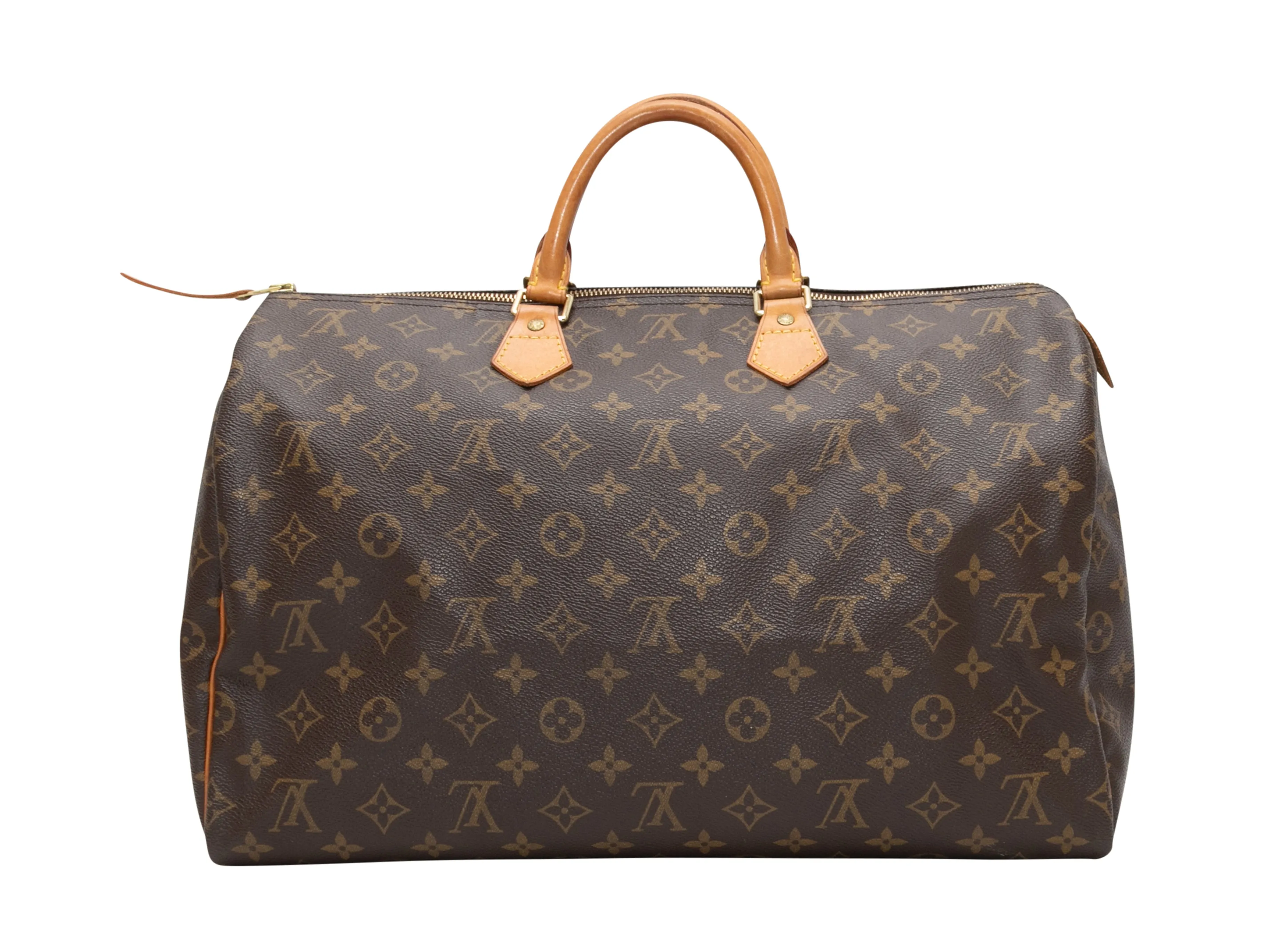 Brown Louis Vuitton Monogram Speedy 30