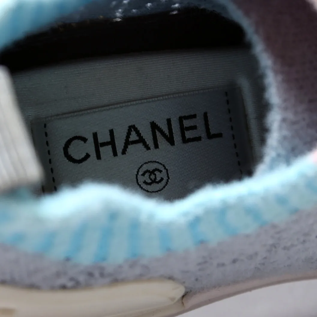 CC Knit Trainers Size 38.5 Blue