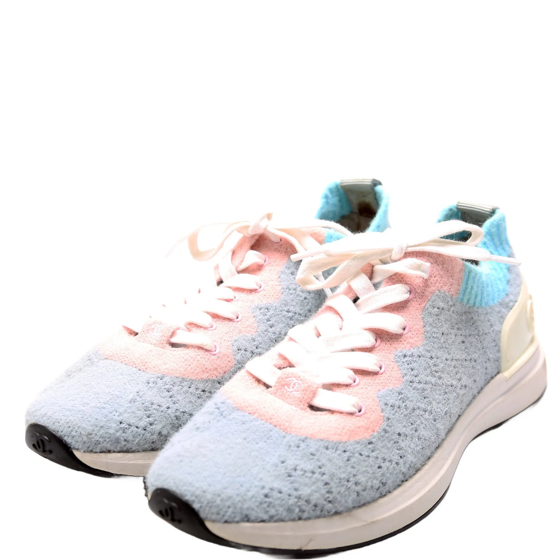 CC Knit Trainers Size 38.5 Blue
