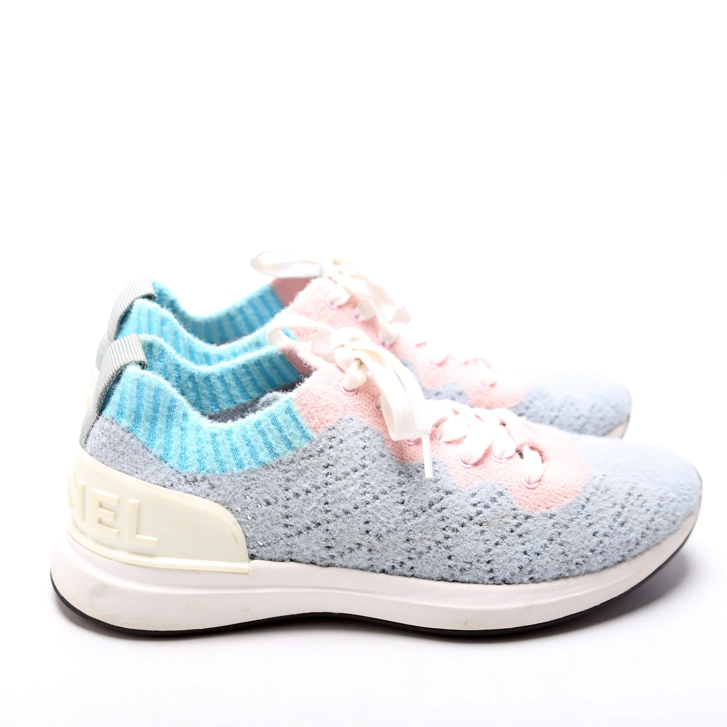 CC Knit Trainers Size 38.5 Blue
