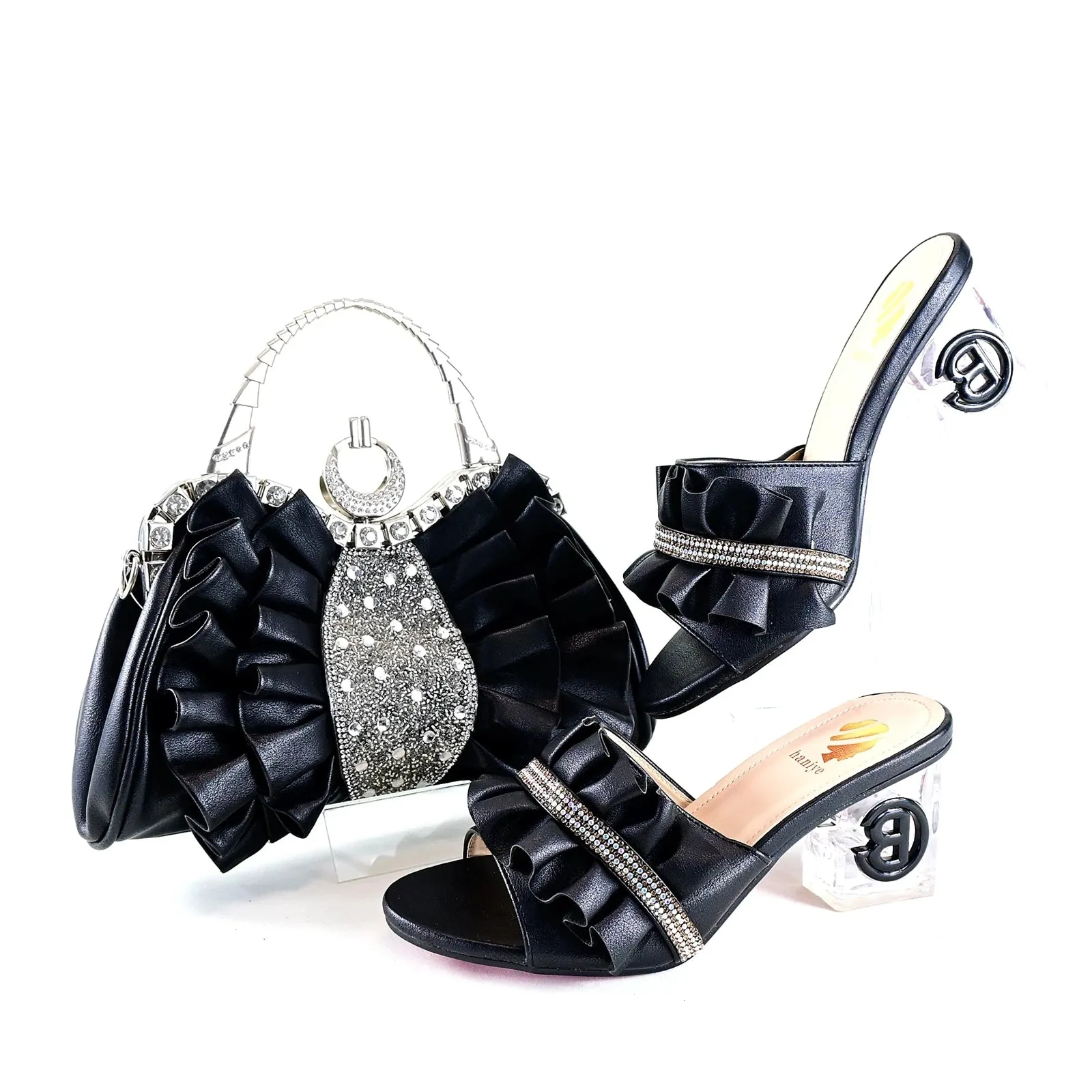Elegant Italian Shoe and Bag Set