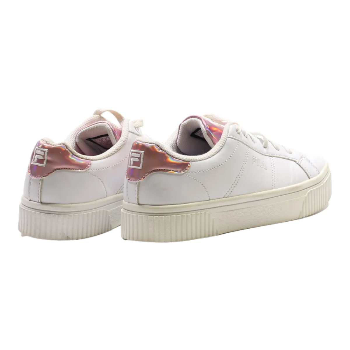 FILA Sneaker Trainers White Leather Womens UK 5.5