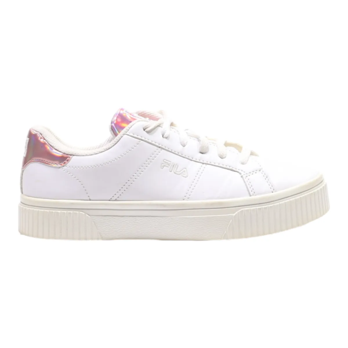 FILA Sneaker Trainers White Leather Womens UK 5.5