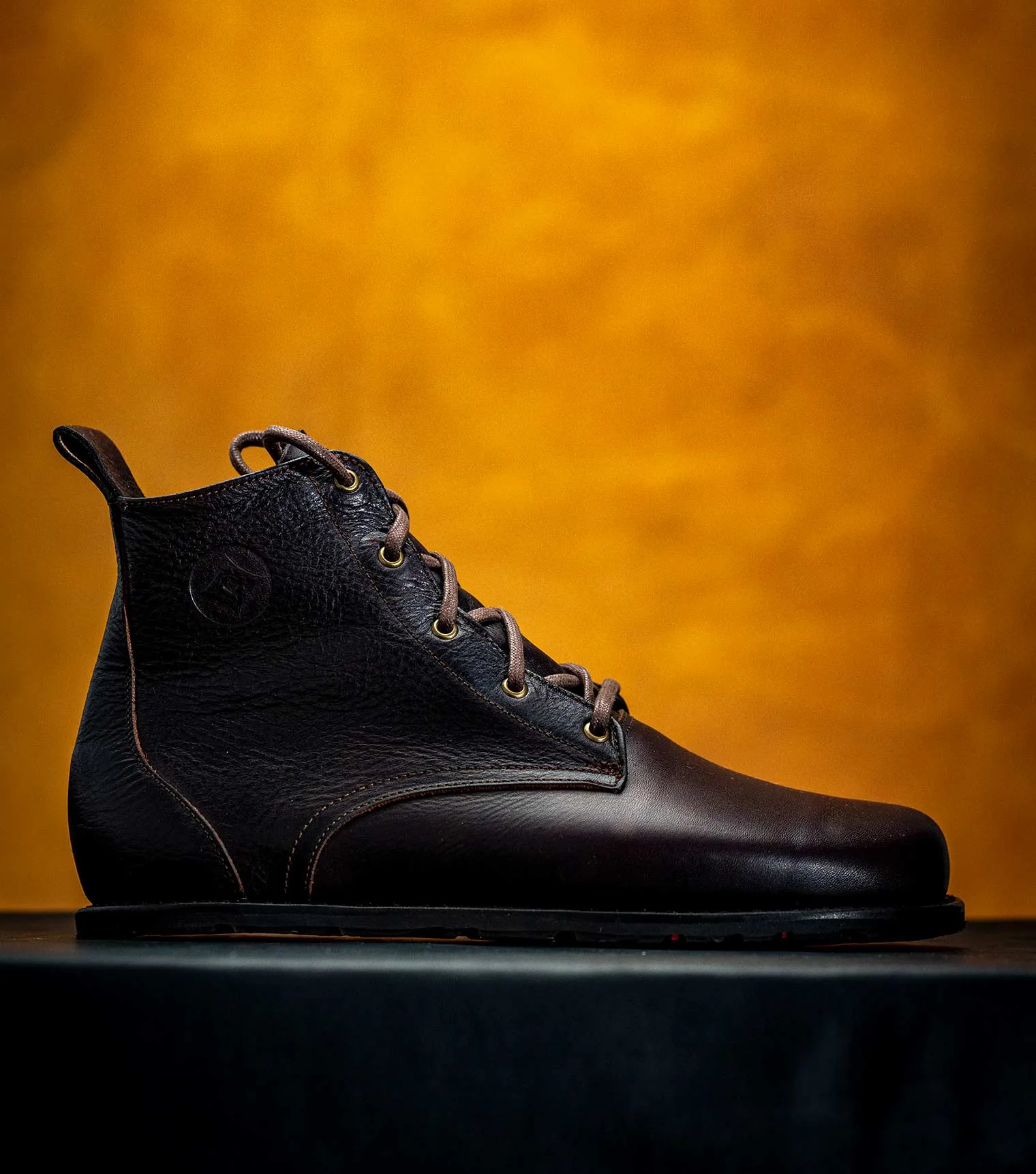 Goodyear Welted Barefoot Chukka Boots - Chocolate Brown