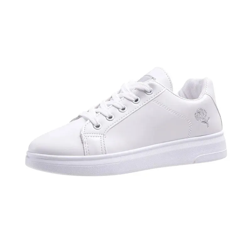 Hannah - Spring Embroidered Lace-Up Sneakers for Women
