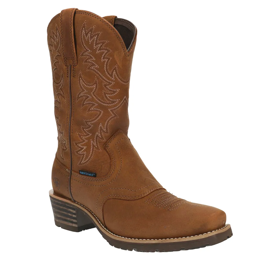 Hybrid Roughstock Embroidered Square Toe Cowboy Boots