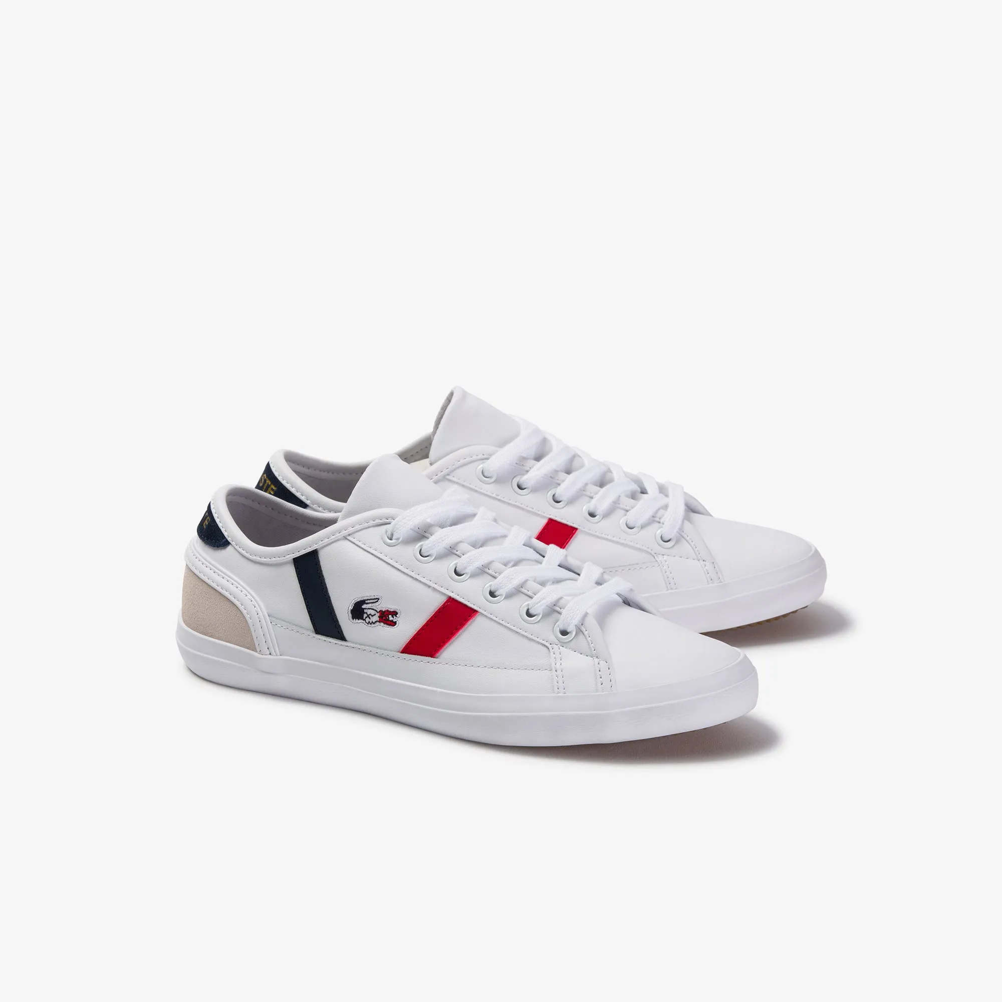 Lacoste Sideline Tri 1 Cfa Sneakers - White/Navy/Red