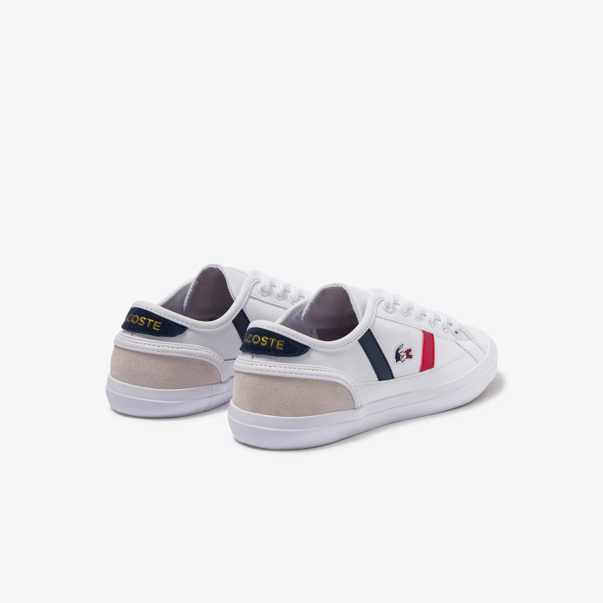 Lacoste Sideline Tri 1 Cfa Sneakers - White/Navy/Red