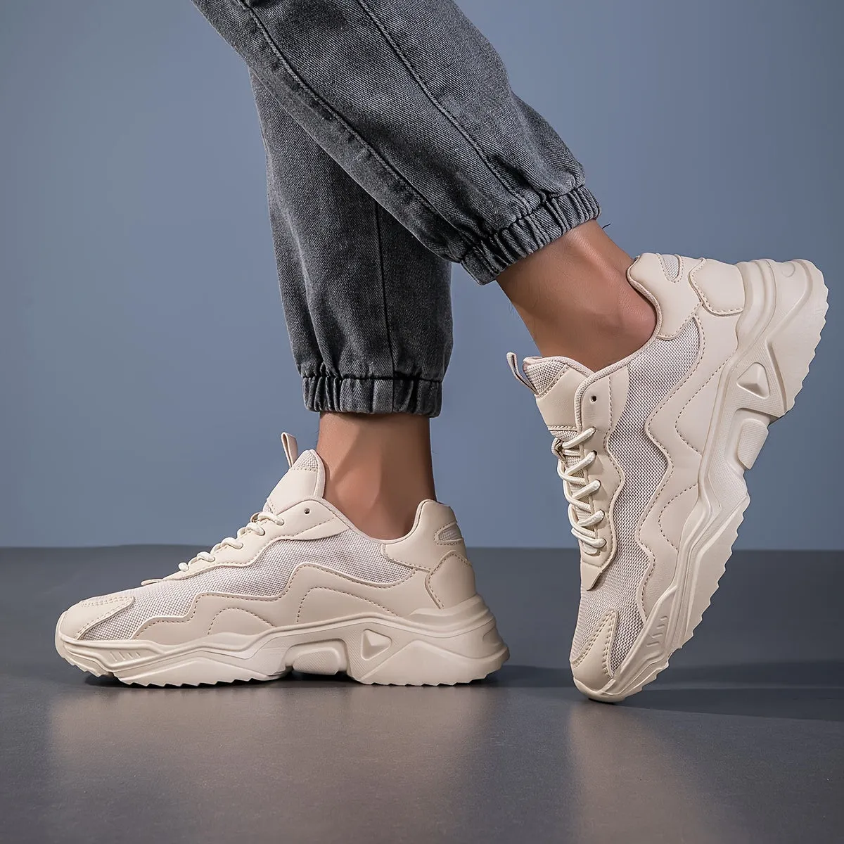 Men's Stylish Lightweight Trainers with Soft Sole | Perfect for All Seasons