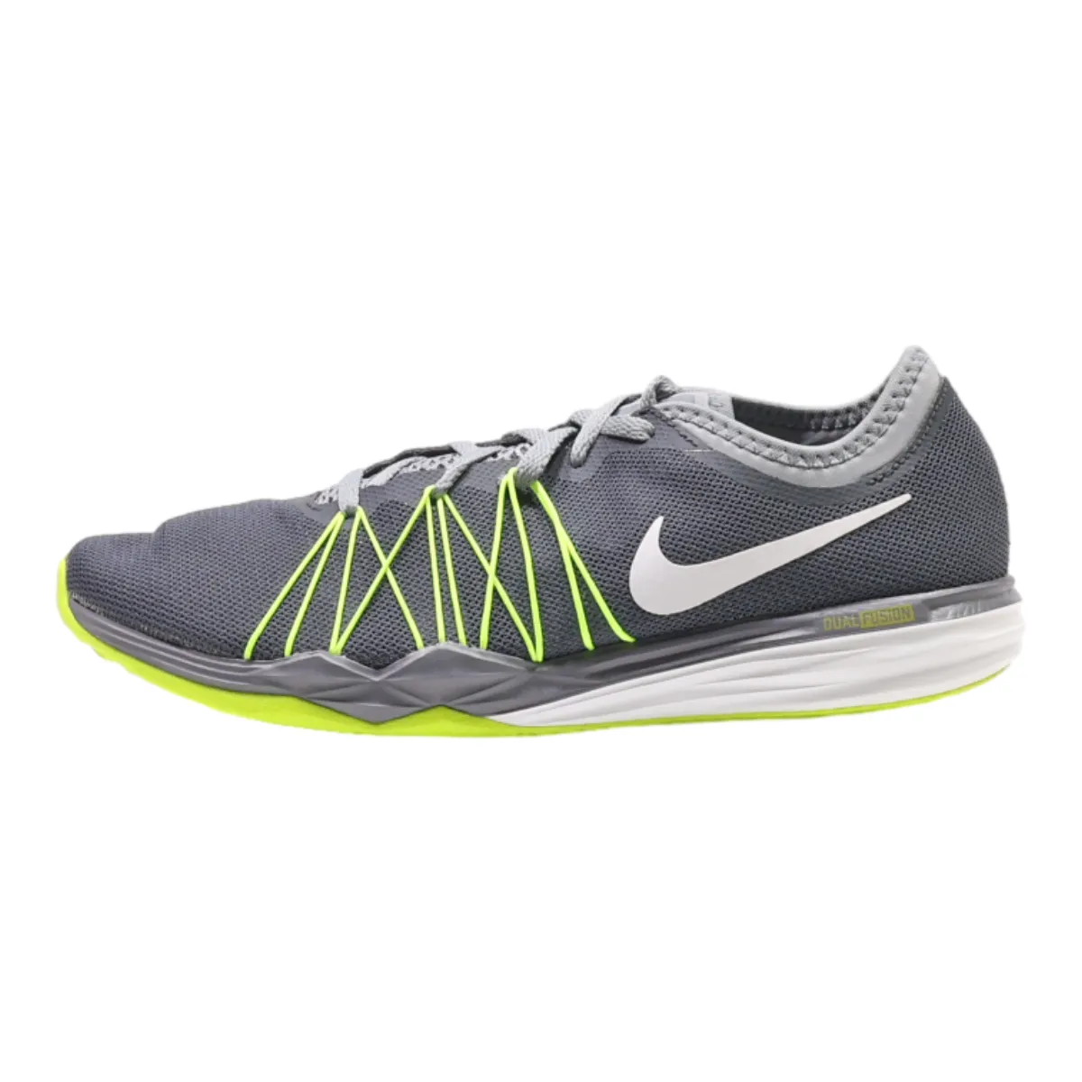 NIKE Dual Fusion Sneaker Trainers Grey Synthetic Mens UK 6