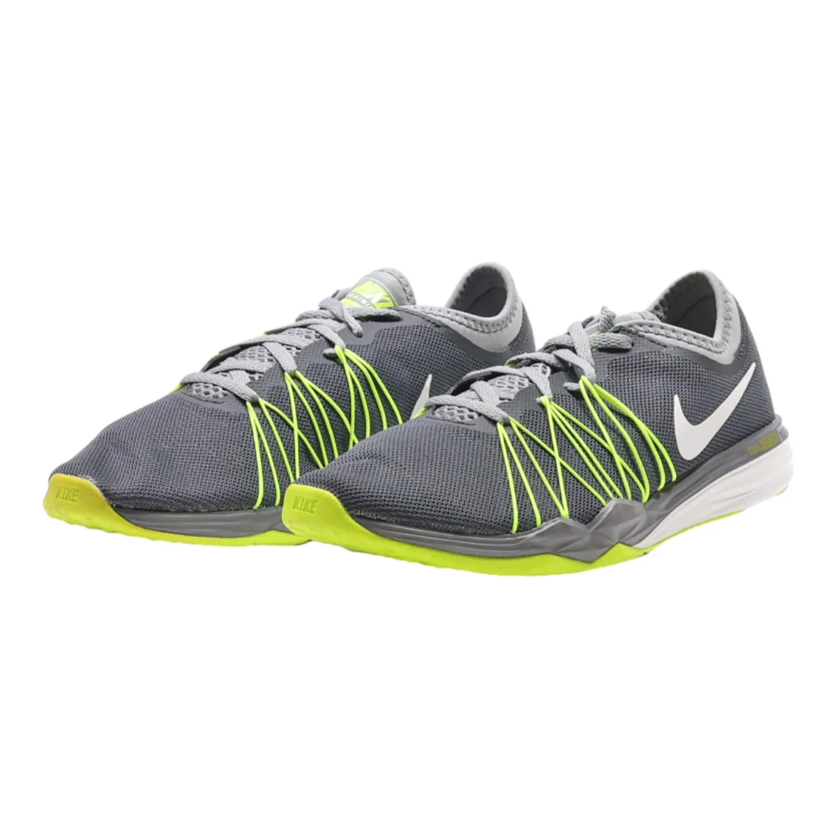NIKE Dual Fusion Sneaker Trainers Grey Synthetic Mens UK 6