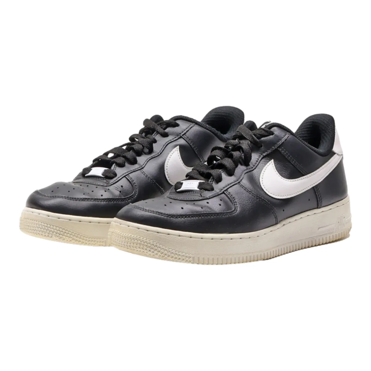 NIKE Sneaker Trainers Black Leather Mens UK 7.5