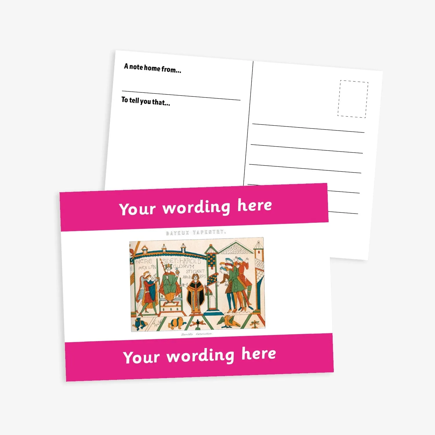 Personalised Bayeux Postcard - A6