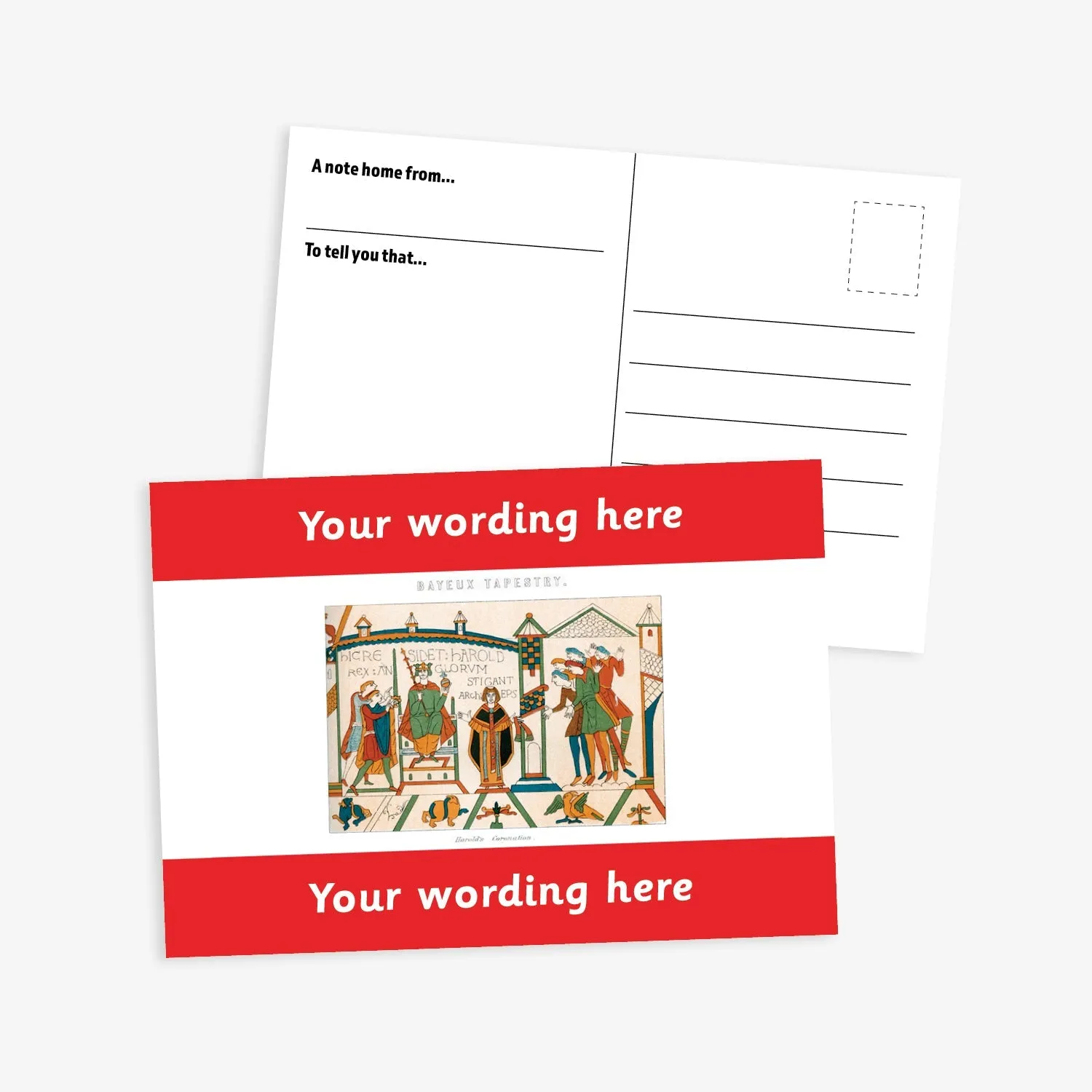 Personalised Bayeux Postcard - A6