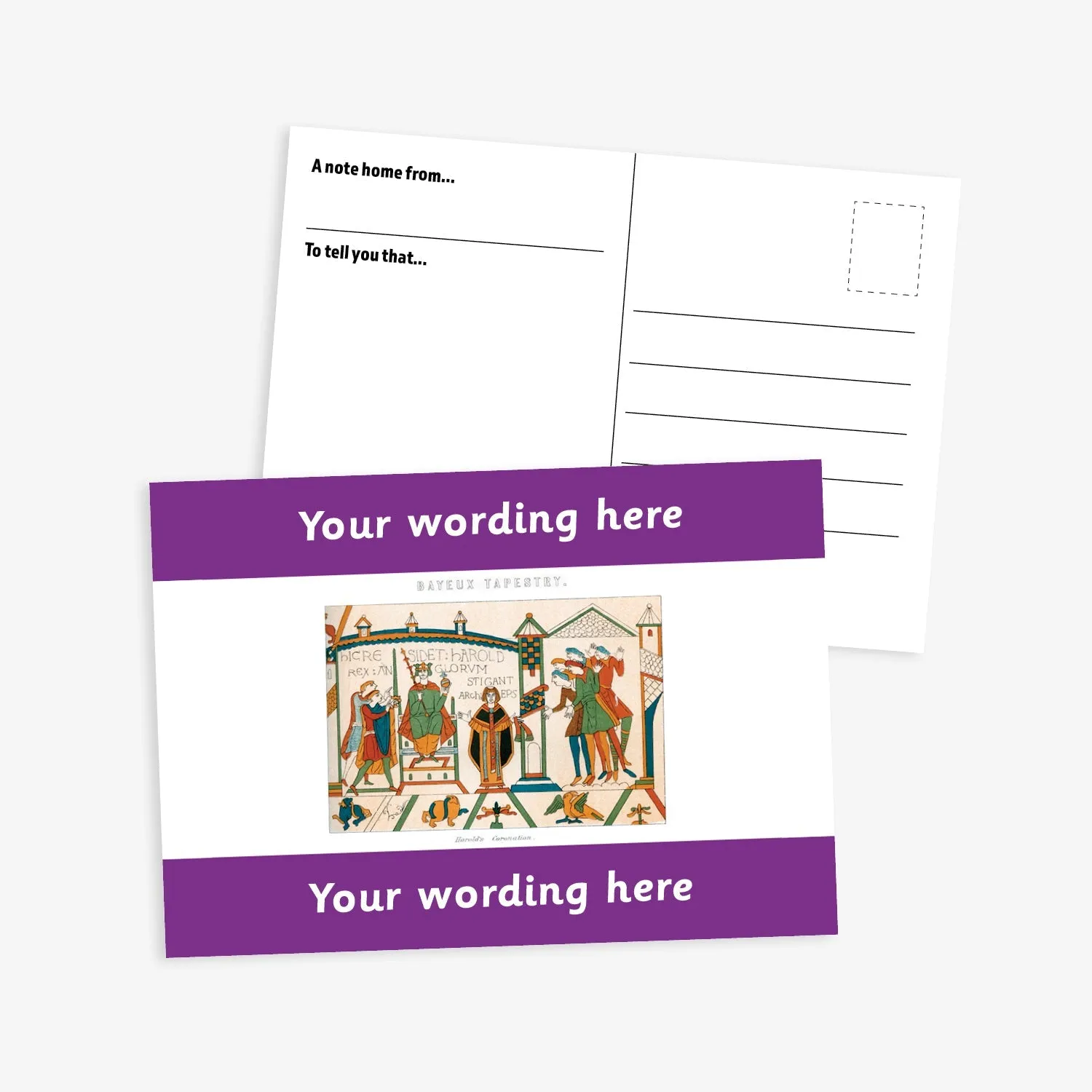Personalised Bayeux Postcard - A6