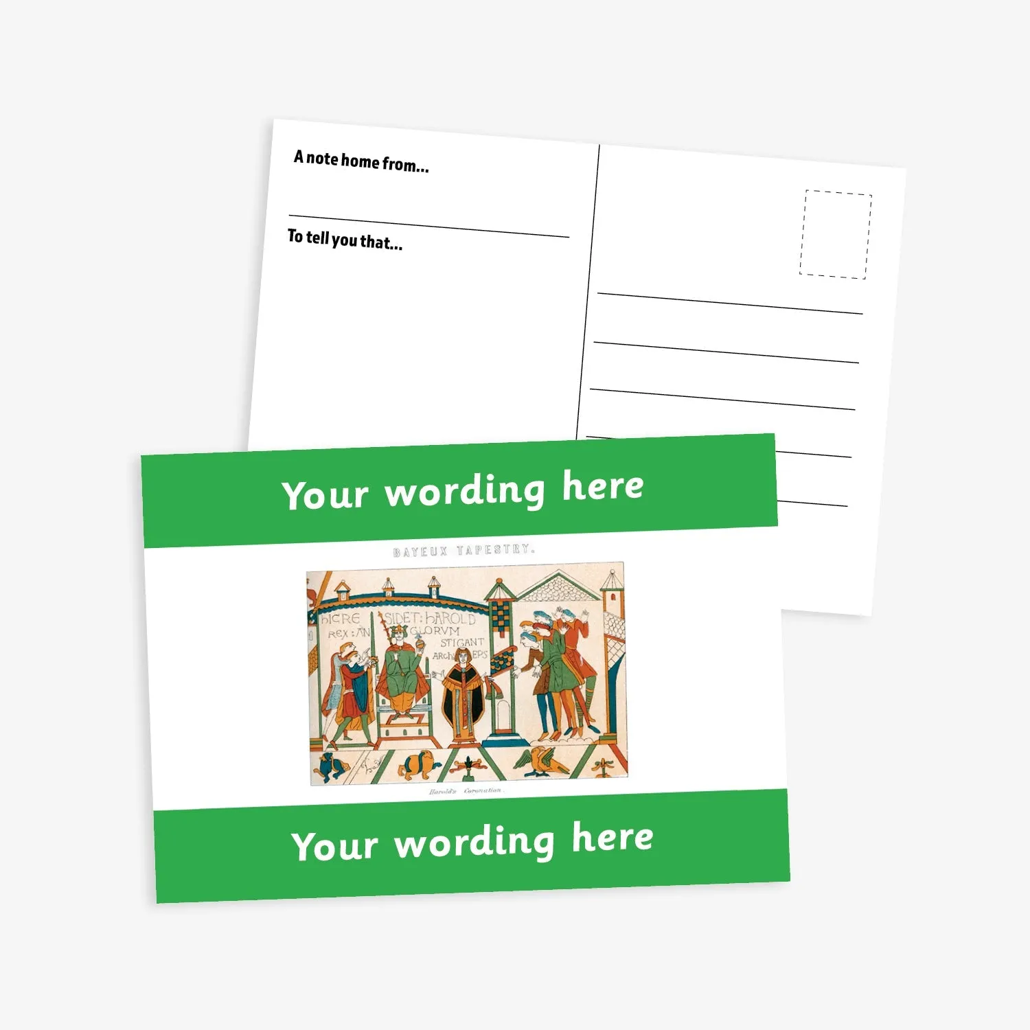 Personalised Bayeux Postcard - A6