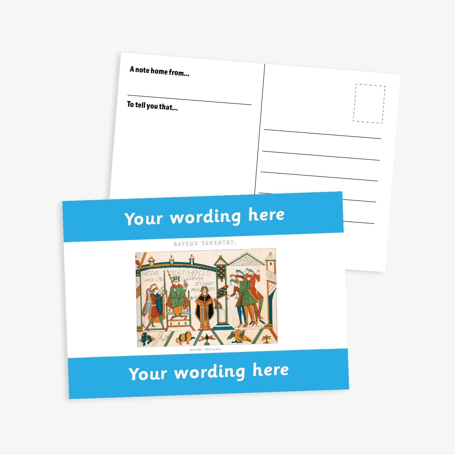 Personalised Bayeux Postcard - A6