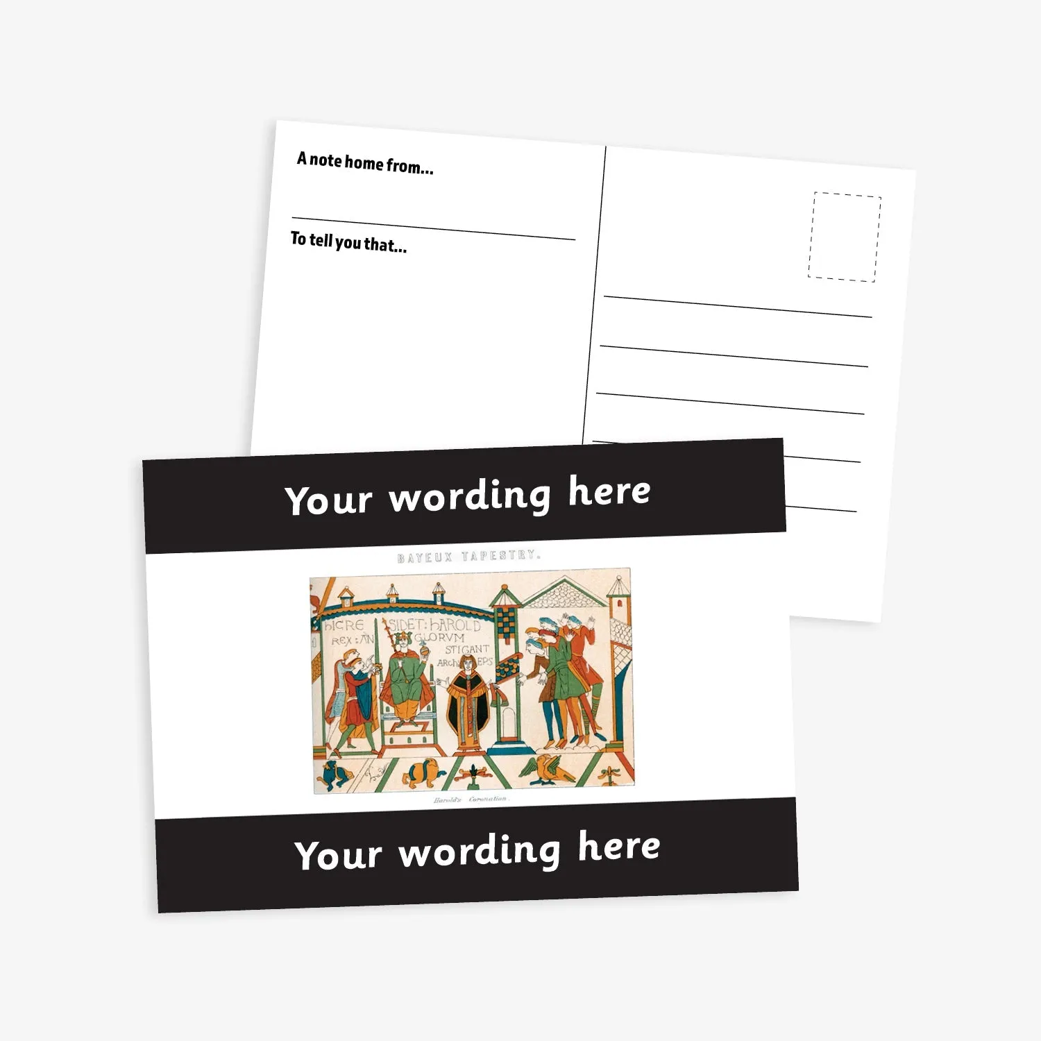 Personalised Bayeux Postcard - A6