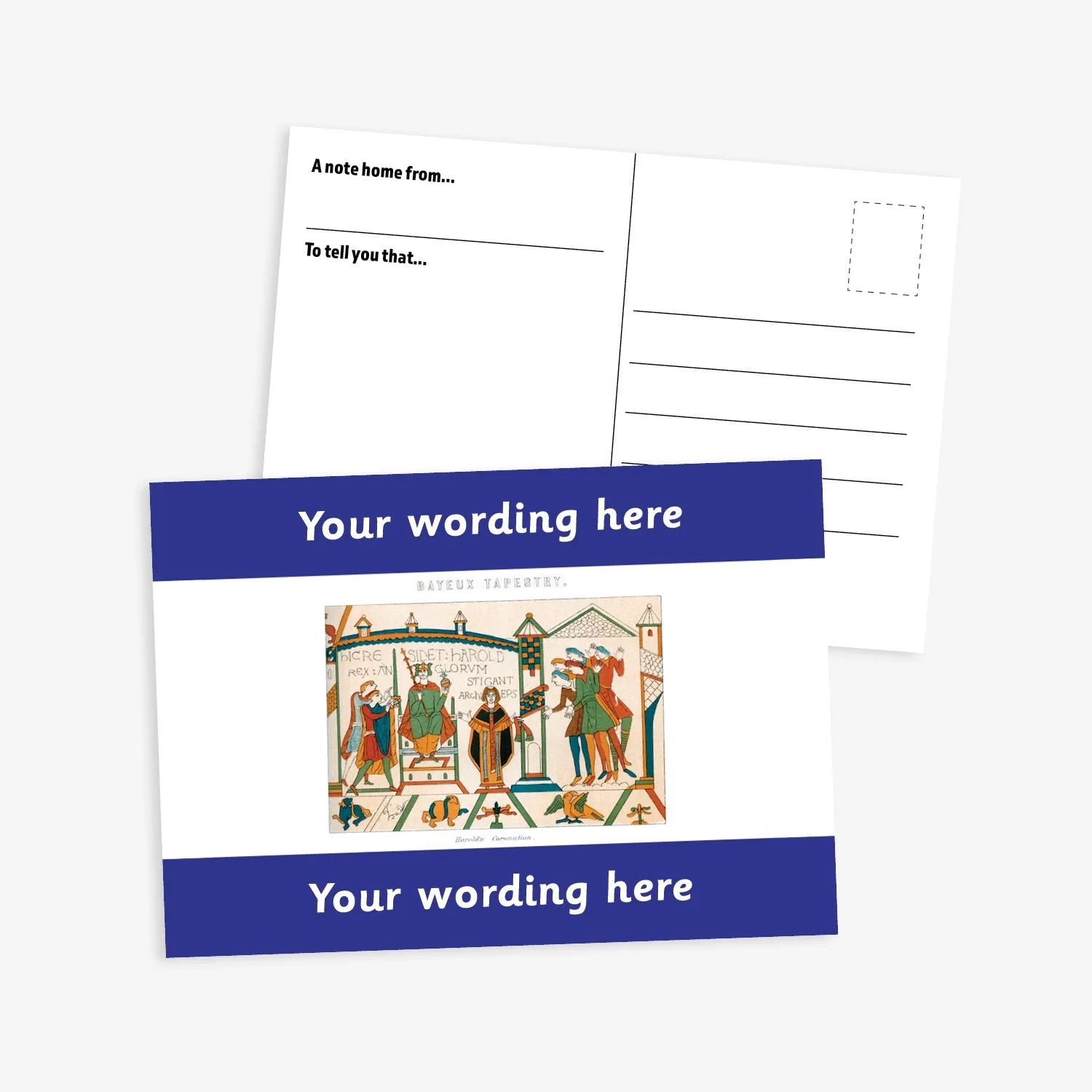 Personalised Bayeux Postcard - A6