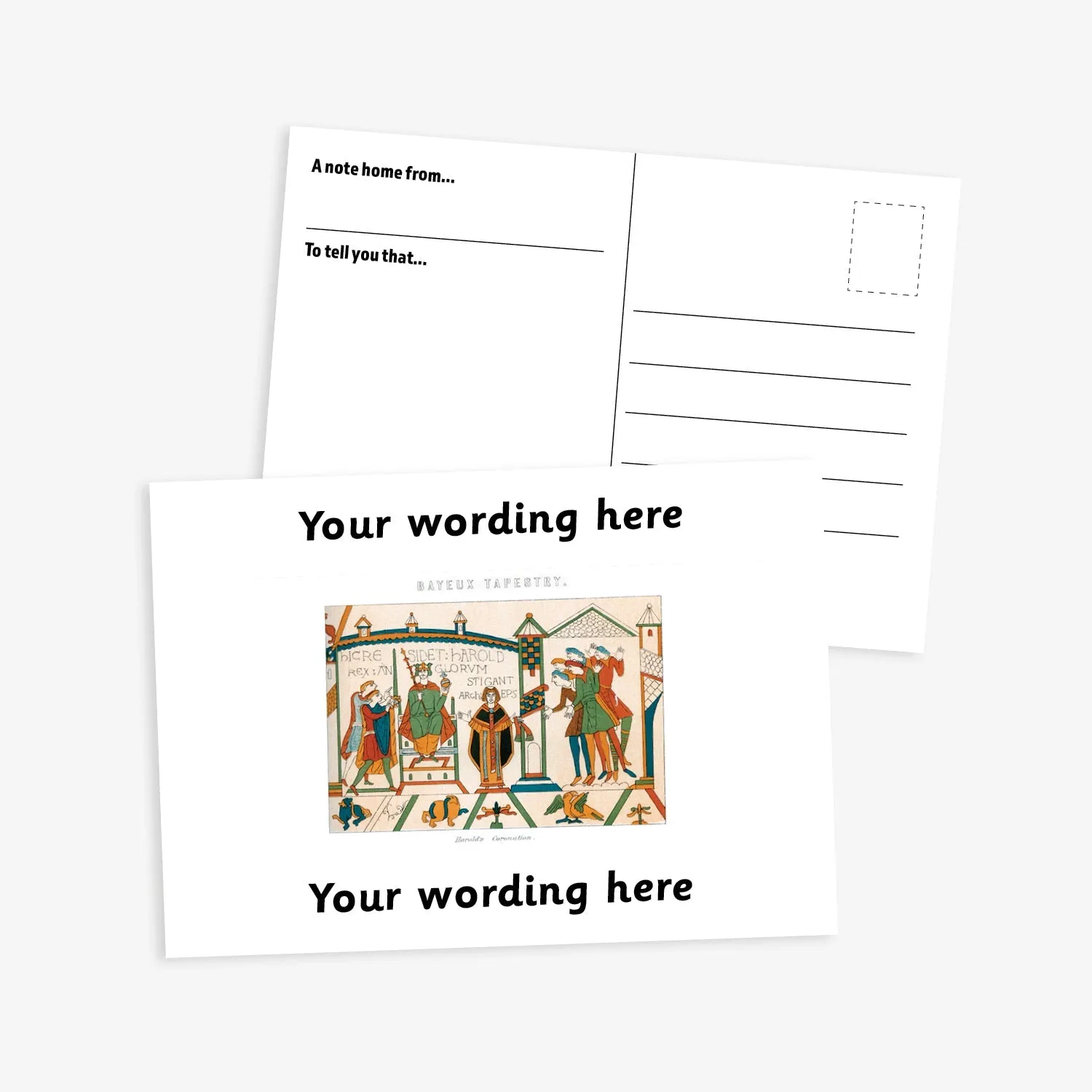 Personalised Bayeux Postcard - A6