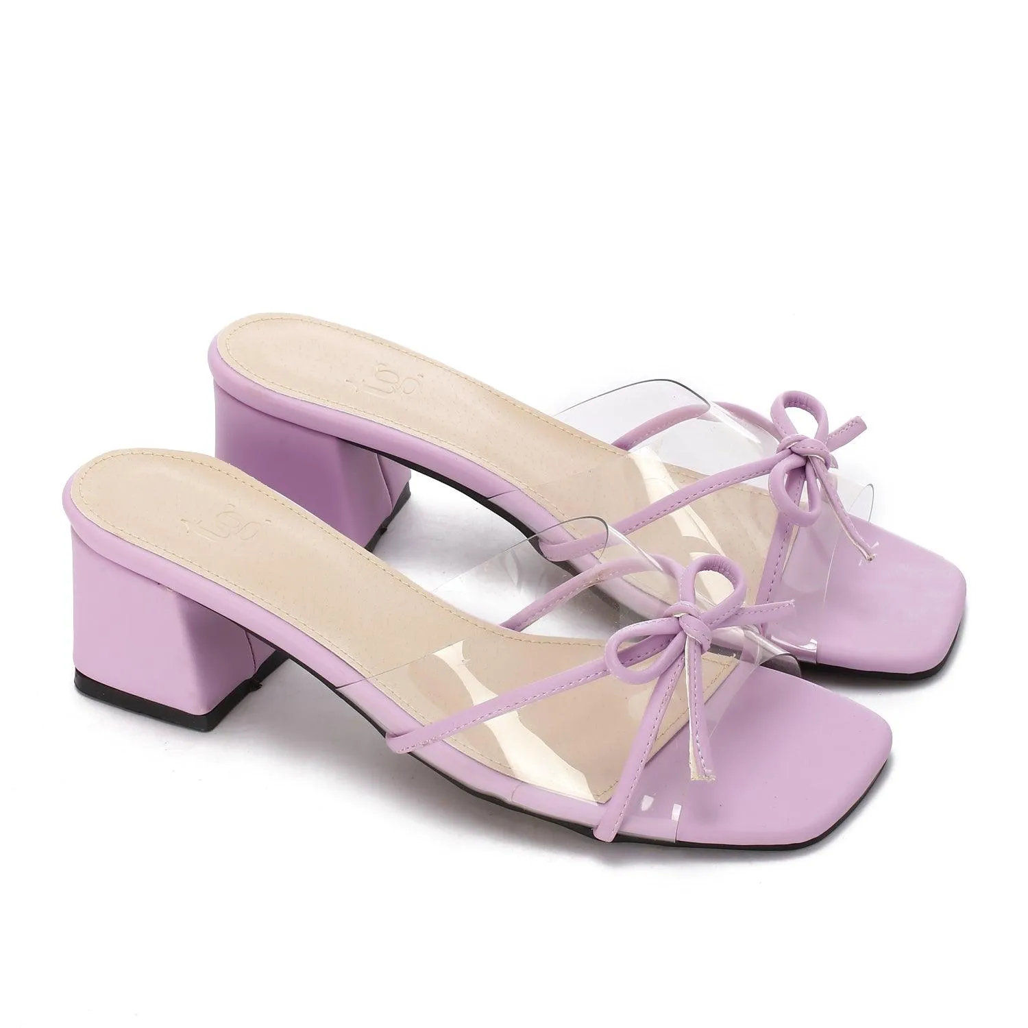 PVC Bow Heels