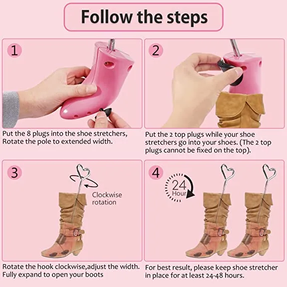 RekTak Shoe Stretcher Women | Boot Stretcher For Wide Feet Shoe Expander Adjustable Width