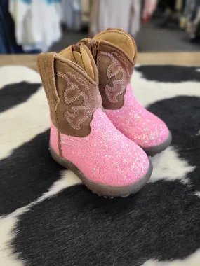 ROPER INFANT GIRLS' GLITTER SPARKLE WESTERN BOOTS - ROUND TOE