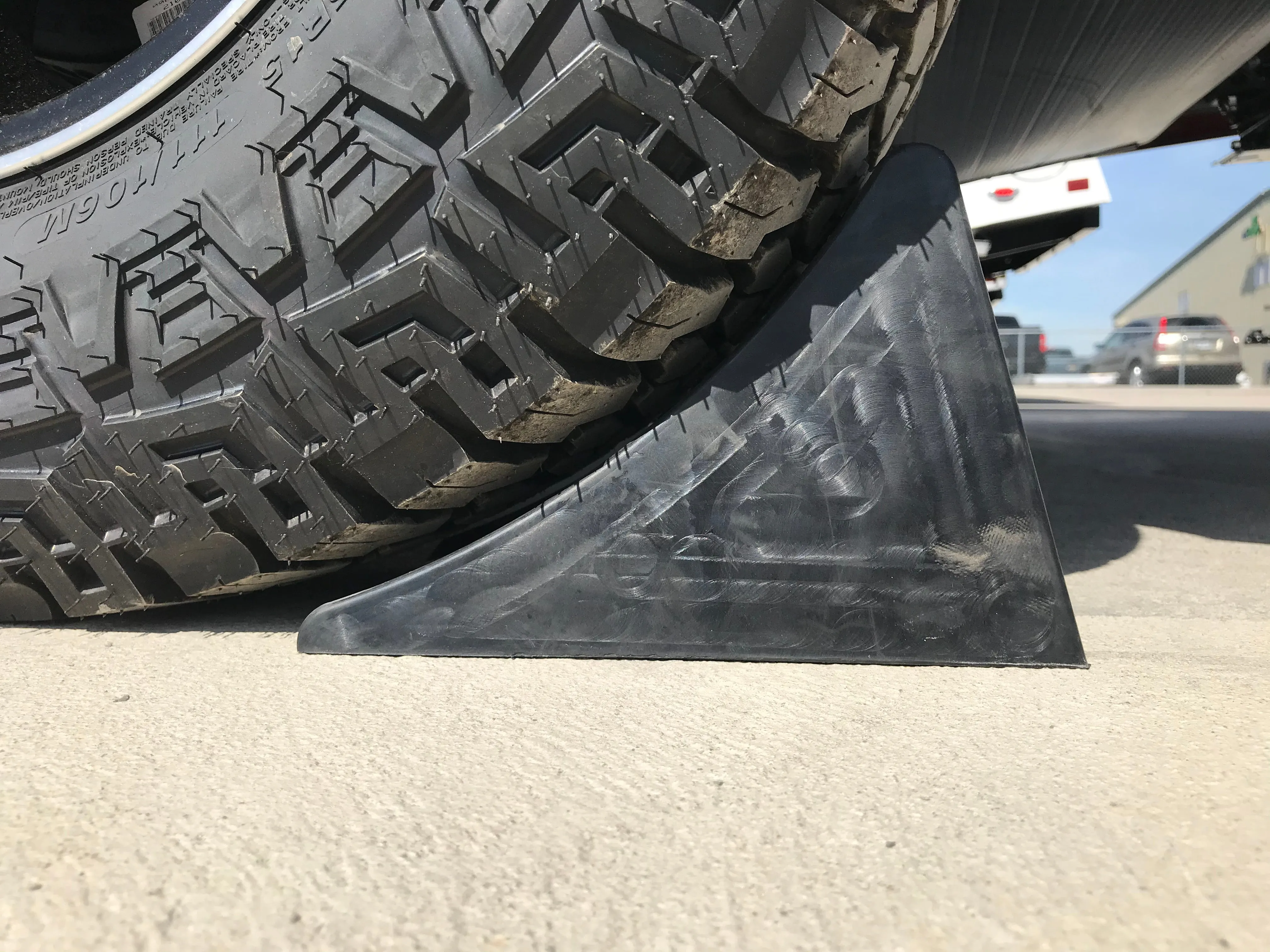 Solid Rubber Wheel Chocks