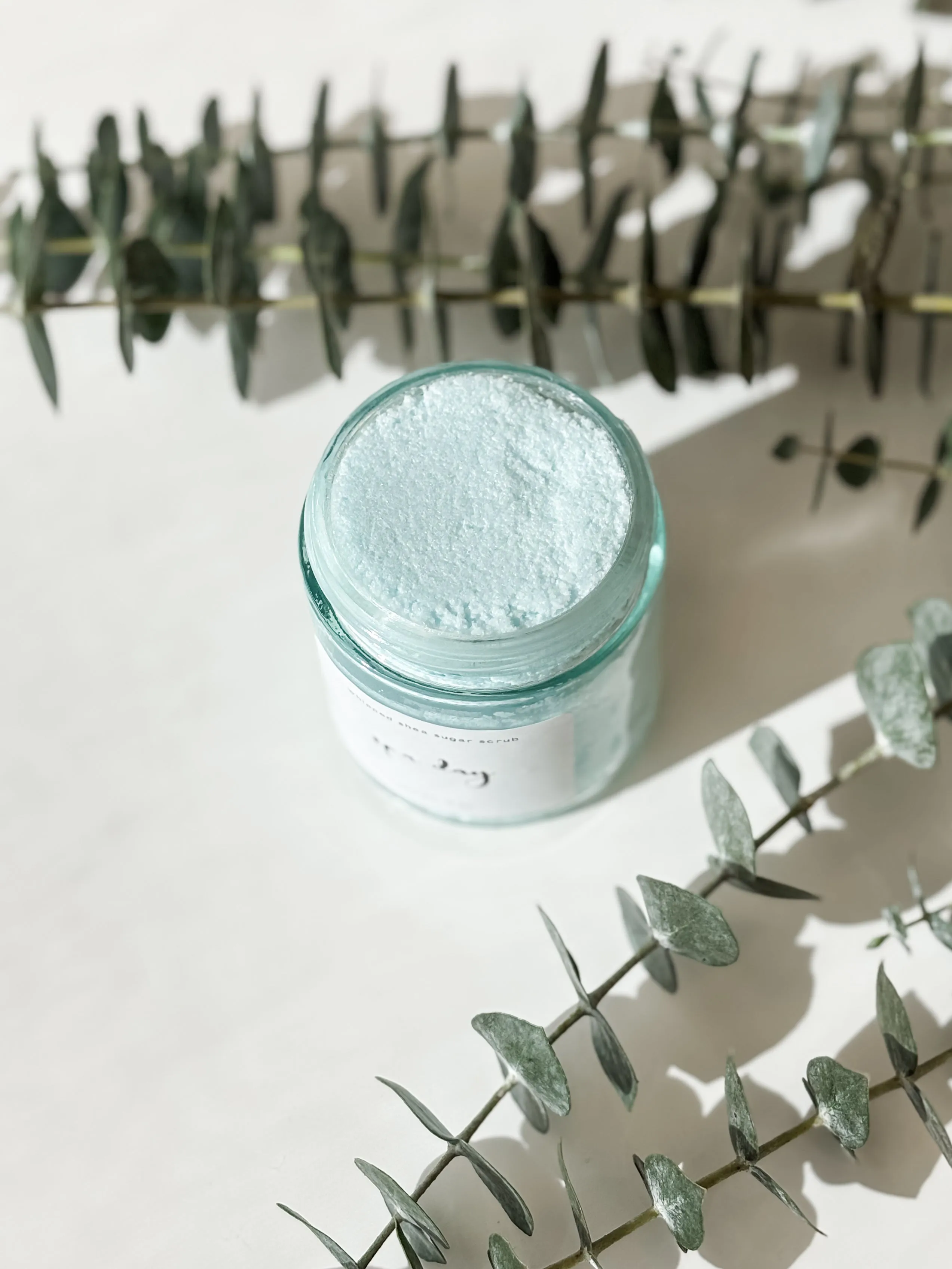 spa day sugar scrub | eucalyptus   geranium